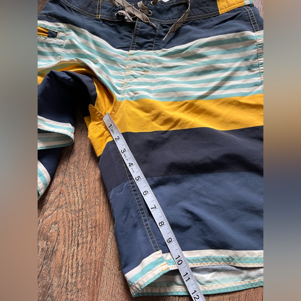 Patagonia wavefarer striped swim‎ trunks board shorts men’s size 30 - Picture 12 of 13
